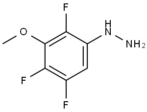 Hydrazine, (2,4,5-trifluoro-3-methoxyphenyl)- Structure