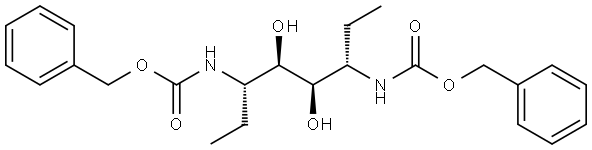 BenzylN-[(3S,4R,5R,6S)-6-{[(benzyloxy)carbonyl]amino}-4,5-dihydroxyoctan-3-yl]carbamate|