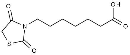 7-(2,4-Dioxo-1,3-thiazolidin-3-yl)heptanoicacid|