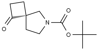 tert-Butyl (S)-1-oxo-6-azaspiro[3.4]octane-6-carboxylate Struktur