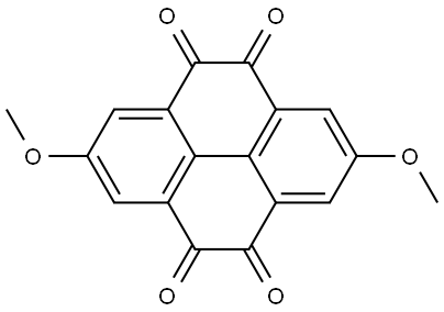 2,7-dimethoxypyrene-4,5,9,10-tetraone Structure