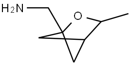 (3-Methyl-2-oxabicyclo[2.1.1]hexan-1-yl)methanamine Struktur