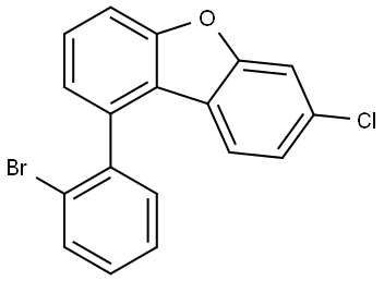 Dibenzofuran, 1-(2-bromophenyl)-7-chloro- Struktur