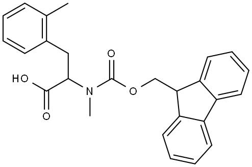 N-Fmoc-N,2-dimethyl-DL-phenylalanine Structure