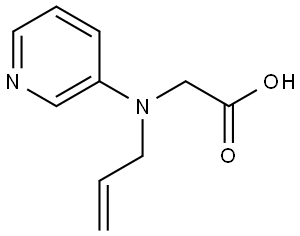 2-(allyl(pyridin-3-yl)amino)acetic acid Structure