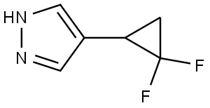 4-(2,2-Difluorocyclopropyl)-1H-pyrazole Struktur