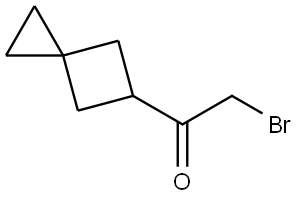 2-Bromo-1-(spiro[2.3]hexan-5-yl)ethan-1-one Struktur