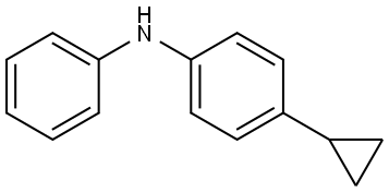 4-cyclopropyl-N-phenylaniline Structure