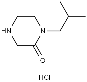 1-Isobutylpiperazin-2-one hydrochloride Struktur