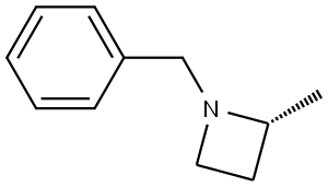 (R)-1-Benzyl-2-methylazetidine 结构式