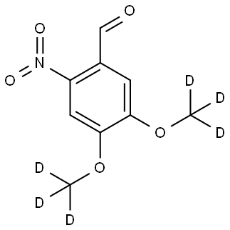 2-nitroveratraldehyde Structure