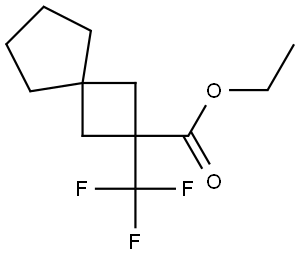 Ethyl 2-(trifluoromethyl)spiro[3.4]octane-2-carboxylate Structure