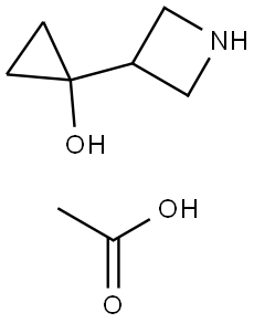 1-(Azetidin-3-yl)cyclopropan-1-ol acetate Struktur
