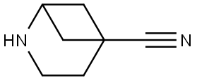 2-Azabicyclo[3.1.1]heptane-5-carbonitrile Struktur