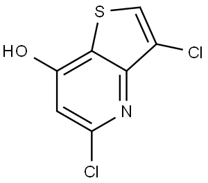 3,5-Dichlorothieno[3,2-b]pyridin-7-ol Struktur