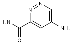 5-Aminopyridazine-3-carboxamide Struktur