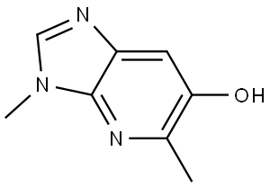 3,5-Dimethyl-3H-imidazo[4,5-b]pyridin-6-ol Struktur