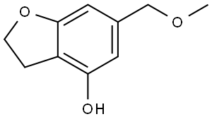 6-(Methoxymethyl)-2,3-dihydrobenzofuran-4-ol Struktur