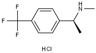 (S)-N-Methyl-1-(4-(trifluoromethyl)phenyl)ethan-1-amine hydrochloride Struktur