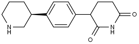 3-(4-((S)-Piperidin-3-yl)phenyl)piperidine-2,6-dione Struktur