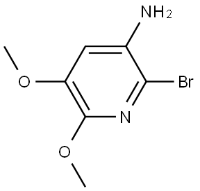 2-Bromo-5,6-dimethoxypyridin-3-amine Structure
