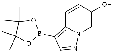 3-(4,4,5,5-Tetramethyl-1,3,2-dioxaborolan-2-yl)pyrazolo[1,5-a]pyridin-6-ol Struktur