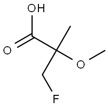 3-Fluoro-2-methoxy-2-methylpropanoic acid Struktur