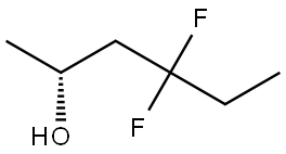 (R)-4,4-Difluorohexan-2-ol Struktur