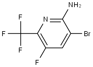 3-Bromo-5-fluoro-6-(trifluoromethyl)pyridin-2-amine Struktur