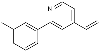 Pyridine, 4-ethenyl-2-(3-methylphenyl)-
