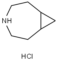 4-Azabicyclo[5.1.0]octane hydrochloride Structure