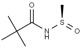 (R)-N-(Methylsulfinyl)pivalamide Structure