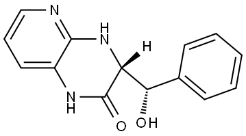 (R)-3-((S)-Hydroxy(phenyl)methyl)-3,4-dihydropyrido[2,3-b]pyrazin-2(1H)-one Structure
