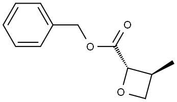 Benzyl (2S,3S)-3-methyloxetane-2-carboxylate Struktur