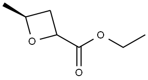 Ethyl (4S)-4-methyloxetane-2-carboxylate Struktur