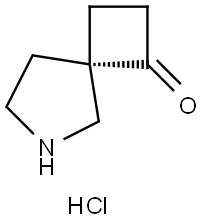 (S)-6-Azaspiro[3.4]octan-1-one (hydrochloride) Struktur