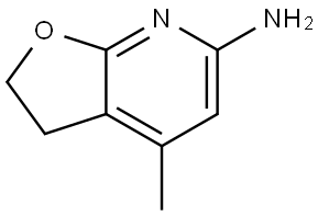 4-Methyl-2,3-dihydrofuro[2,3-b]pyridin-6-amine Structure