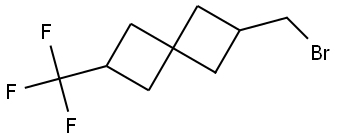 2-(Bromomethyl)-6-(trifluoromethyl)spiro[3.3]heptane Structure