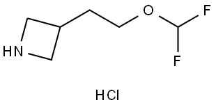 3-(2-(Difluoromethoxy)ethyl)azetidine (hydrochloride) Structure