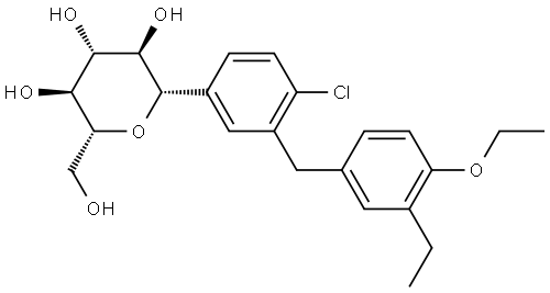 Dapagliflozin Impurity 55 Struktur