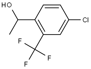 4-Chloro-α-methyl-2-(trifluoromethyl)benzenemethanol Struktur