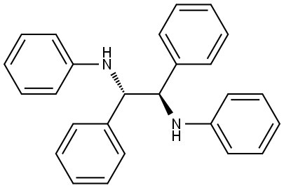 (1R,2R)-N1,N2,1,2-tetraphenylethane-1,2-diamine Struktur