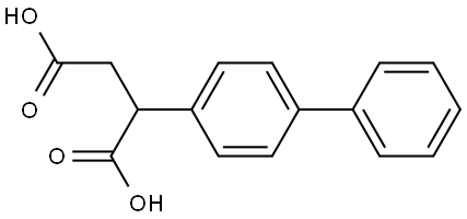 2-[1,1'-biphenyl]-4-ylsuccinic acid Struktur