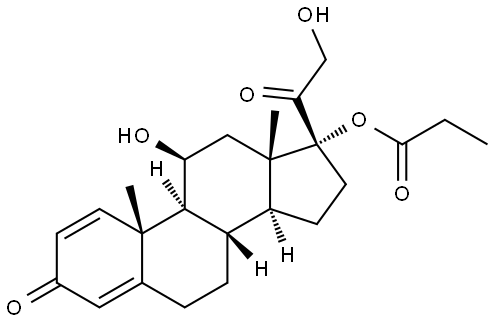 Prednisolone Impurity 19 Structure