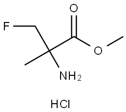 Methyl 2-amino-3-fluoro-2-methylpropanoate hydrochloride Structure