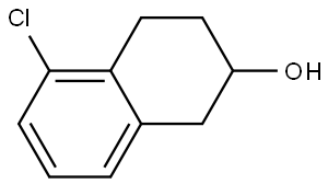 5-Chloro-1,2,3,4-tetrahydronaphthalen-2-ol Struktur