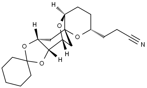 (3′aR,4′aR,6′S,8′aS,10′R,10′aS)-Octahydrospiro[cyclohexane-1,2′-[4a,10]methano Struktur