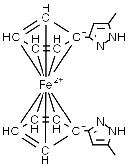 1,1′-Bis(5-methyl-1H-pyrazol-3-yl)ferrocene|二(5-甲基-3-吡唑基)二茂铁