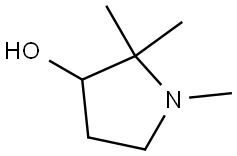 1,2,2-Trimethylpyrrolidin-3-ol Struktur