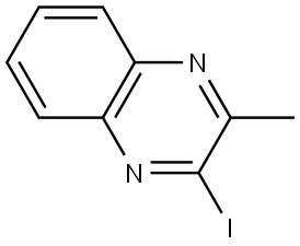 2-Iodo-3-methylquinoxaline Struktur